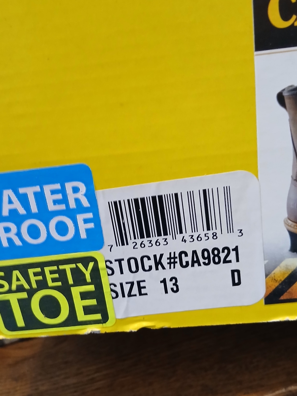 Carolina 8" Steel Toe Waterproof Logger Work Boots Mens 13 NIB - Picture 5 of 6